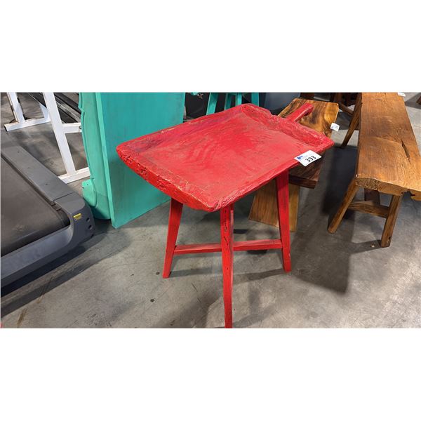 RED 34"W TABLE