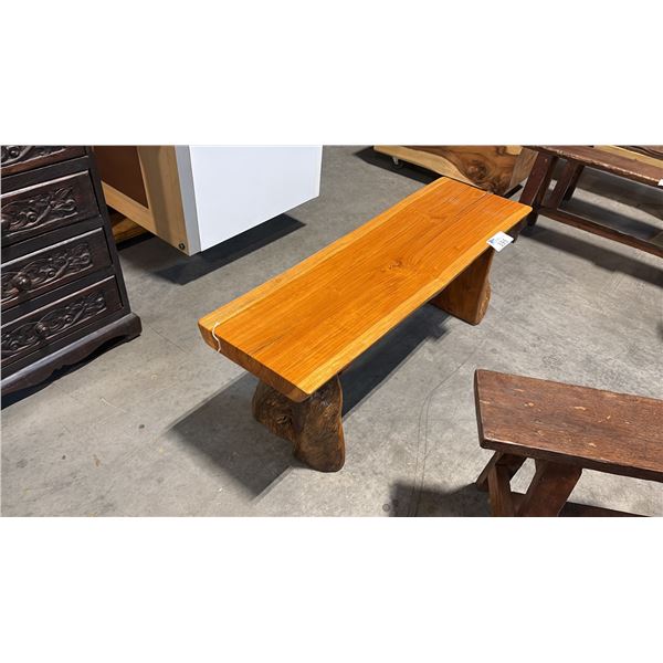 LIVE EDGE 47"W BENCH