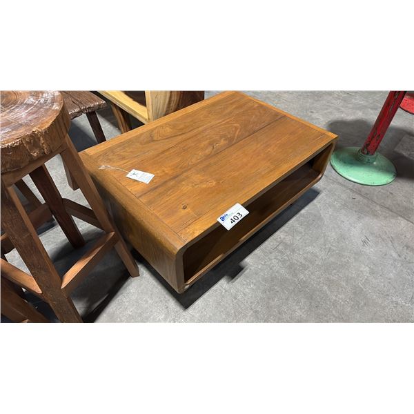 RECLAIMED TEAK COFFEE TABLE 35" X 24"