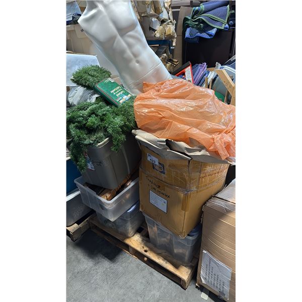 PALLET OF HOUSEHOLD MISC