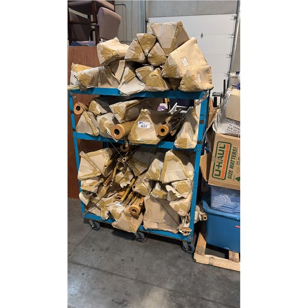 RACK OF BAMBOO STANDS - STAND NOT INCLUDED