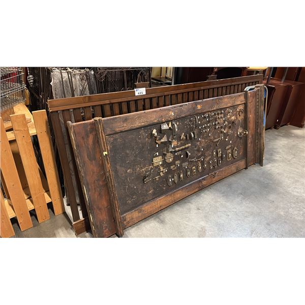 2 LARGE WOODEN PANELS