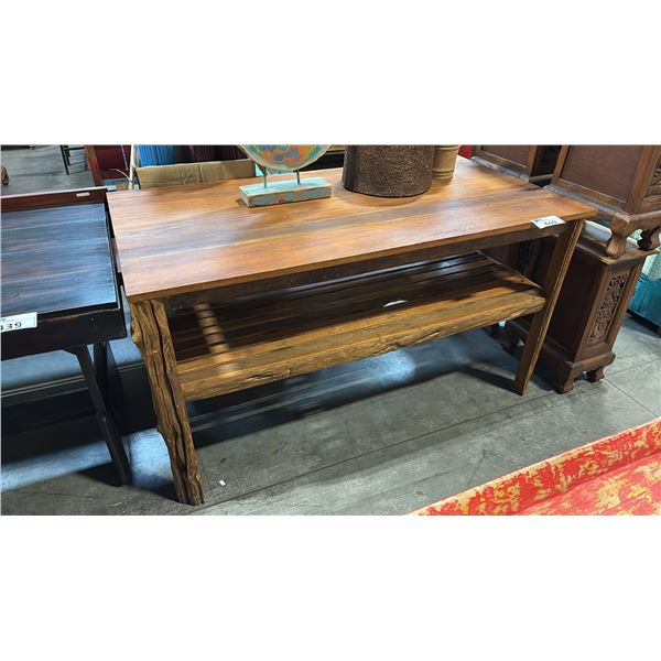 RECLAIMED HARDWOOD PANTRY TABLE 58" X 31"