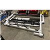Image 2 : ATLANTIS WHITE COMMERCIAL GYM SQUAT RACK *DISASSEMBLED FOR TRANSPORT*