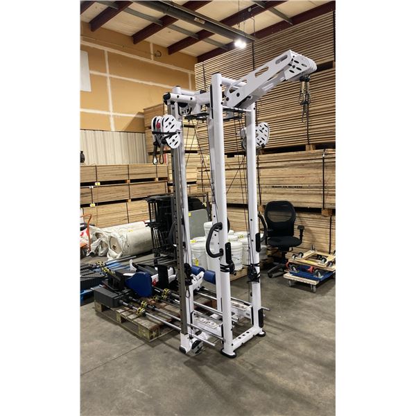 ATLANTIS NM-510 BACK, BICEPS, TRICEPS, & SHOULDERS 4 SECTION COMMERCIAL GYM CABLE MULTI STATION