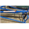 Image 2 : PAIR OF BLUE LAURENTIAN CANADIAN METAL COMMERCIAL REGULATION VOLLEYBALL NET POLES