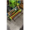 Image 1 : 7 ASSORTED HANGING BAMBOO TOWEL RACKS