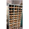 Image 2 : CUSTOM MOBILE 36" X 76"H MULTI-COMPARTMENT STORAGE CABINET