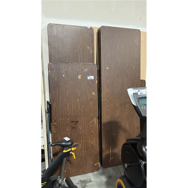 8 ASSORTED FOLDING TABLES WITH CONDITION ISSUES