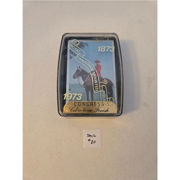 Vintage Sealed RCMP Playing Cards