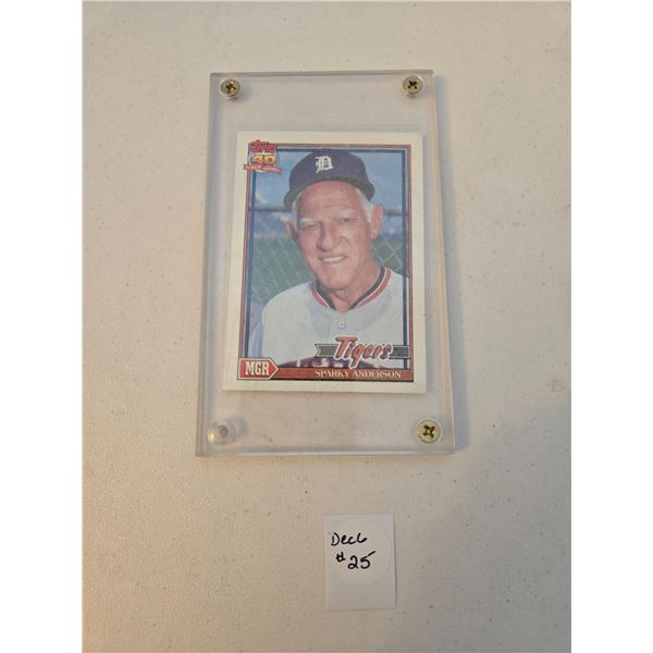 Sparky Anderson Baseball Card