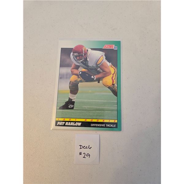 Pat Harlow Rookie Card