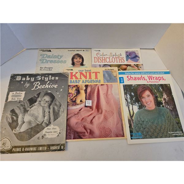 Vintage Knitting Pattern Books