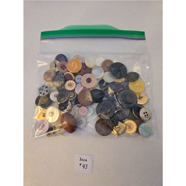 Bag of Vintage Buttons