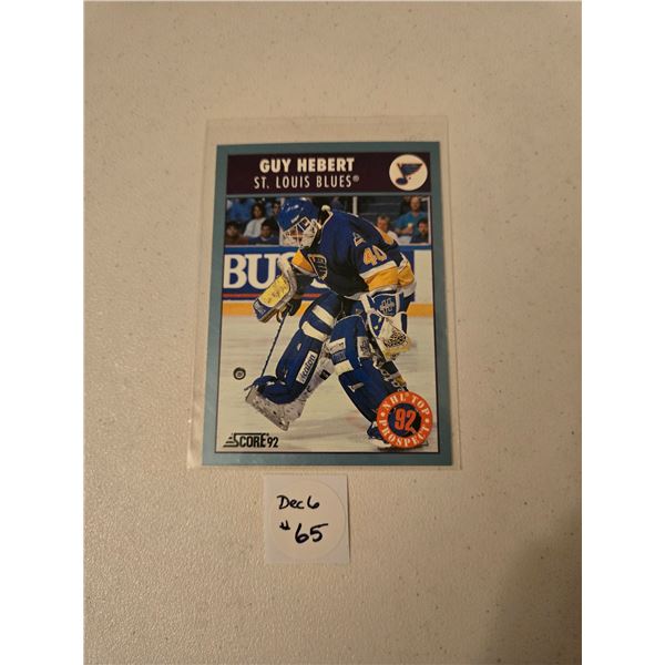 Guy Hebert Prospect Card