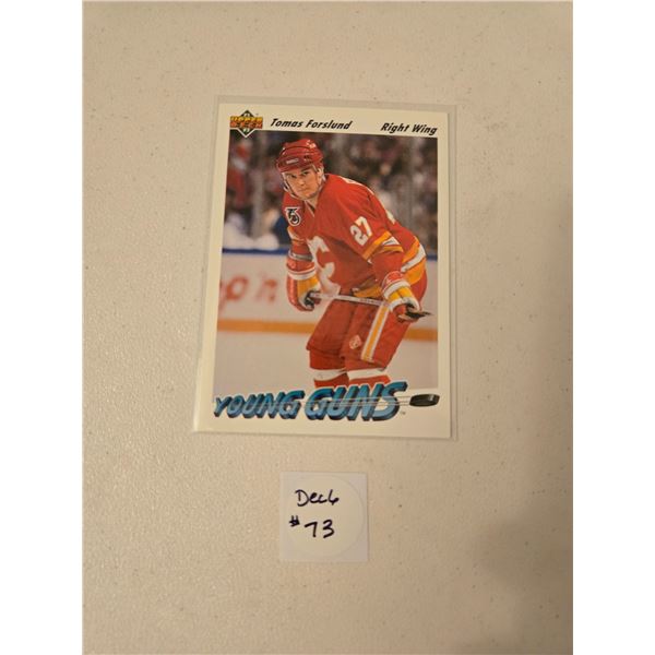 Tomas Forslund Young Guns Card