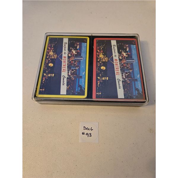 Dual Decks of Montreal Skyline Cards - Never Opened