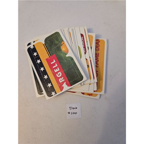 Baseball Card Puzzle Pieces