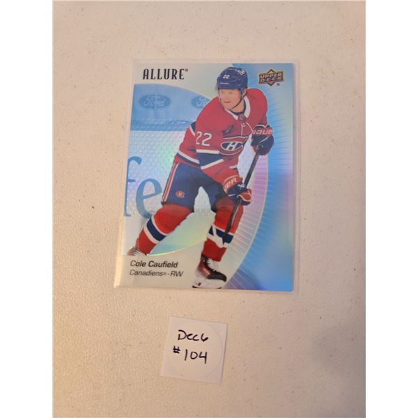 Cole Caufield Hockey Card