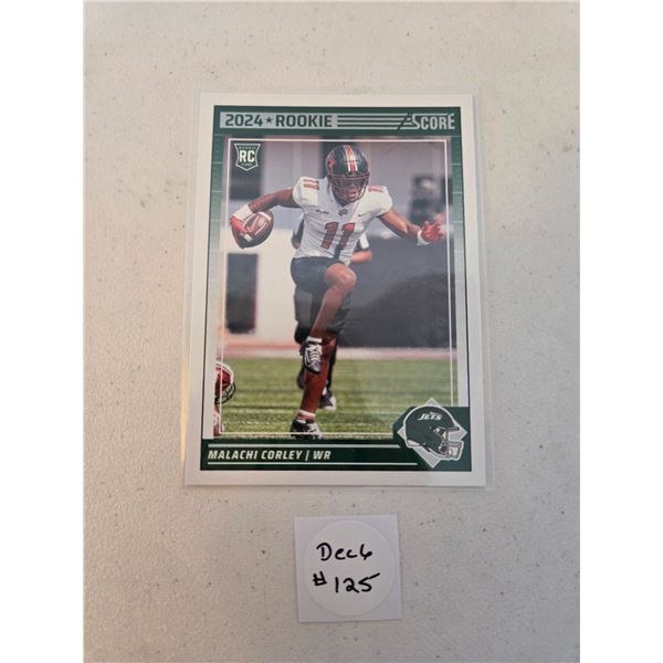 Malachi Corley Rookie Card