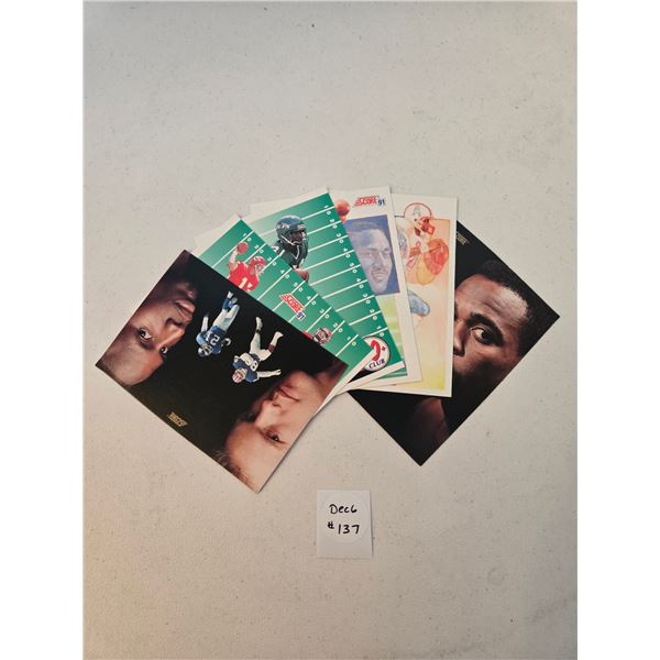 Football Insert Cards