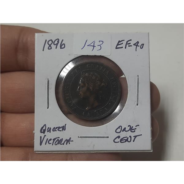 1896 Queen Victoria Large Cent.