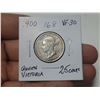 Image 1 : 1900 Queen Victoria 25 Cents.