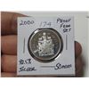 Image 1 : 2000 92.5% Silver 50 Cents From Proof Set.
