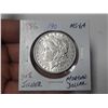 Image 1 : 1886 90% Silver Morgan Dollar.