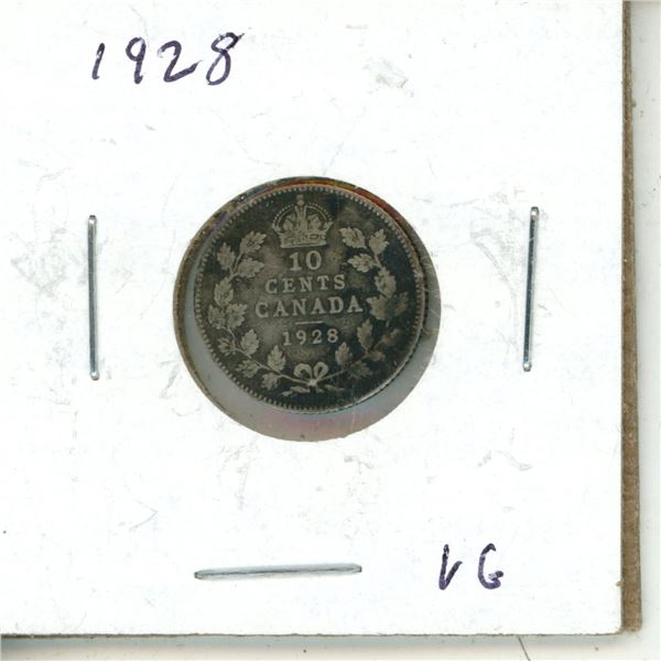 1928 Canadian Ten Cents
