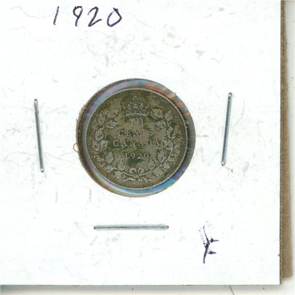 1920 Canadian Ten Cents