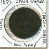 Image 1 : 1850 Upper Canada, Dragon Slayer One Penny Token