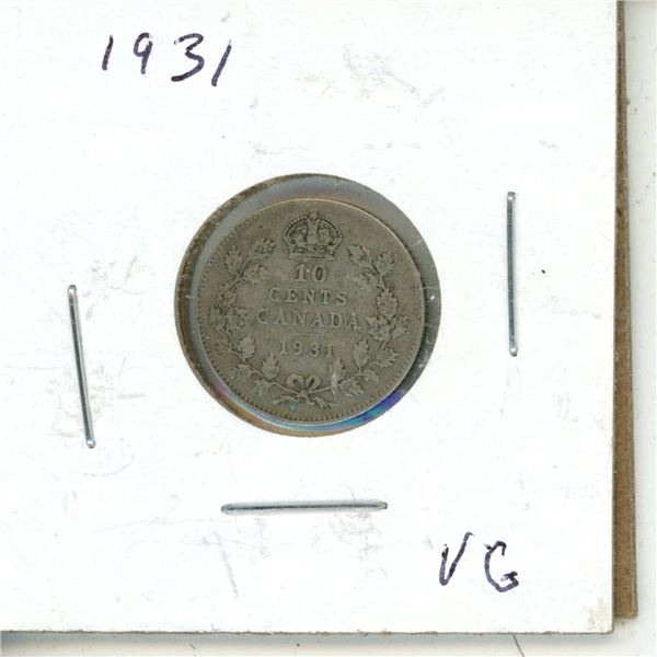 1931 Canadian Ten Cents