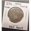 Image 6 : 1856 Nova Scotia Half Penny Token