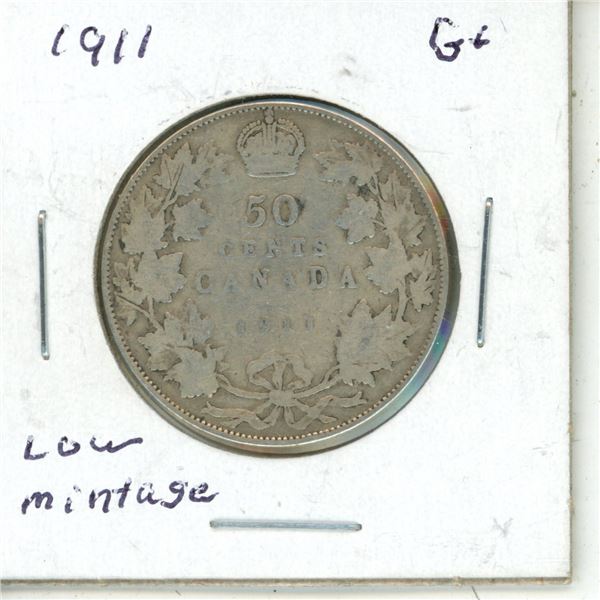 1911 Canadian Fifty Cents