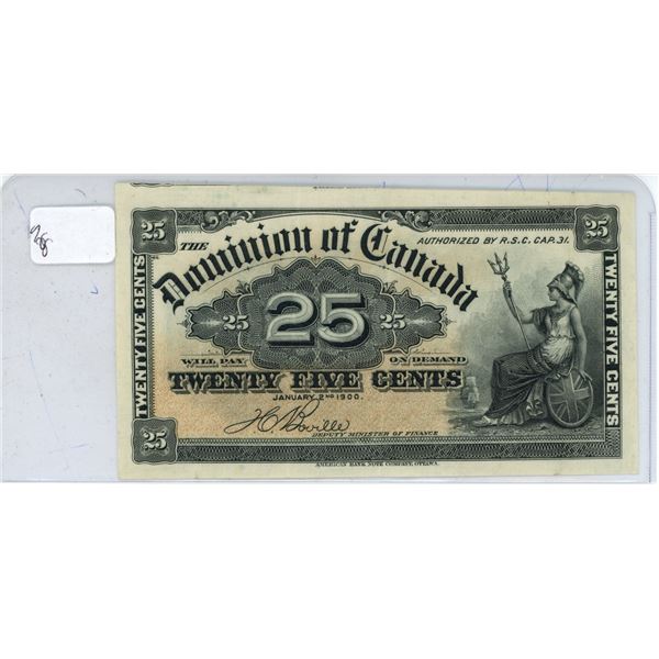 1900 Twenty- Five Dominion of Canada