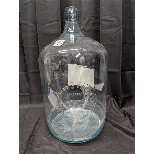 Vintage Glass Water jug (Aero Water Regina Canada)