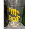 Image 4 : (4) Vintage Pop Bottles (Mr. Pop, Burnaby Planet, and etc.)
