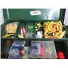 Image 2 : Fishing Tackle Box with Contence
