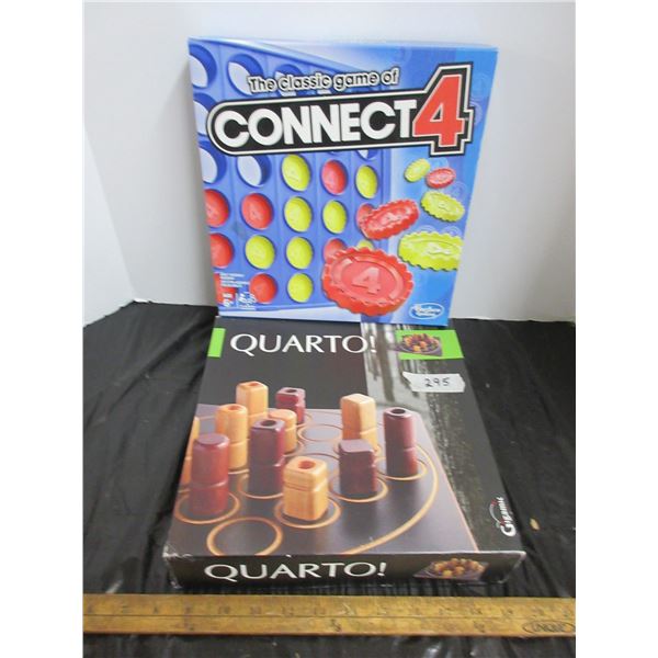 Connectly 4 and Quarto Games