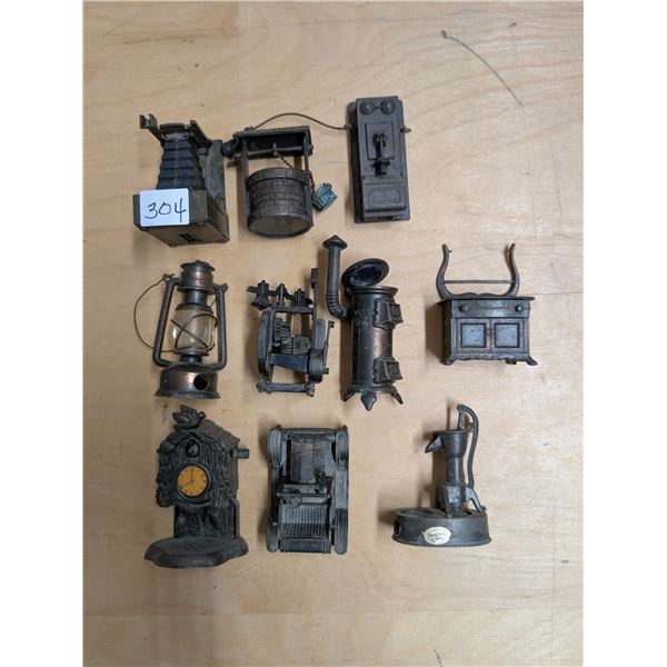 10 Pencil Sharpeners w/ Various Designs