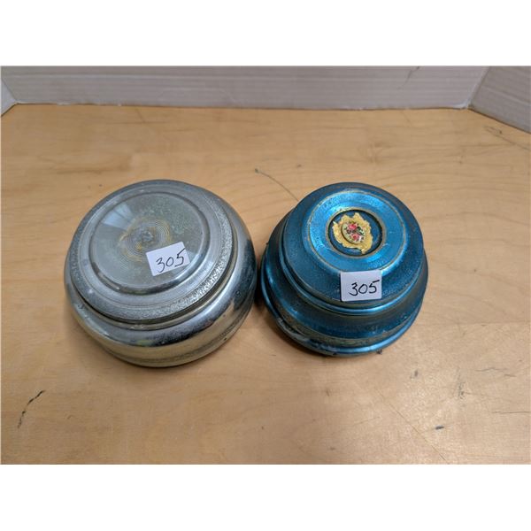 (2) Musical Powder Boxes (Work)