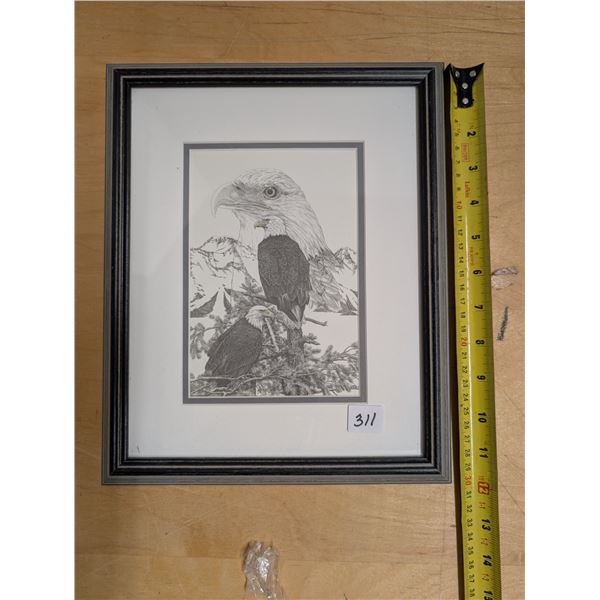 Framed Bernie Brown Picture