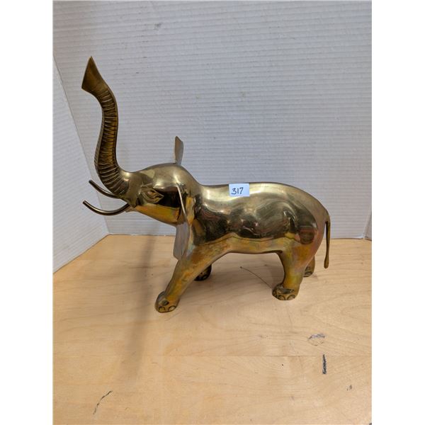 Brass Elephant Decor