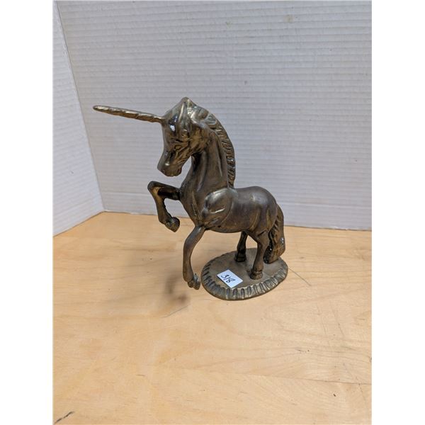 Brass Unicorn Decor