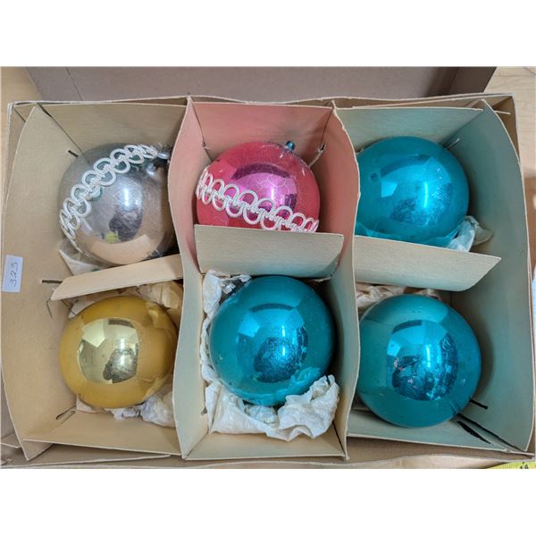 lot of Vintage Christmas Ornaments