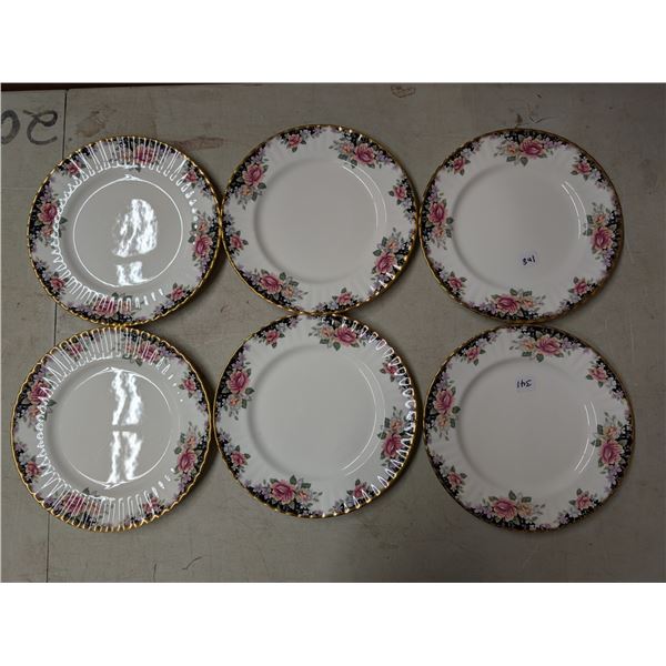 (6) Dinner Plates Royal Albert  Converto