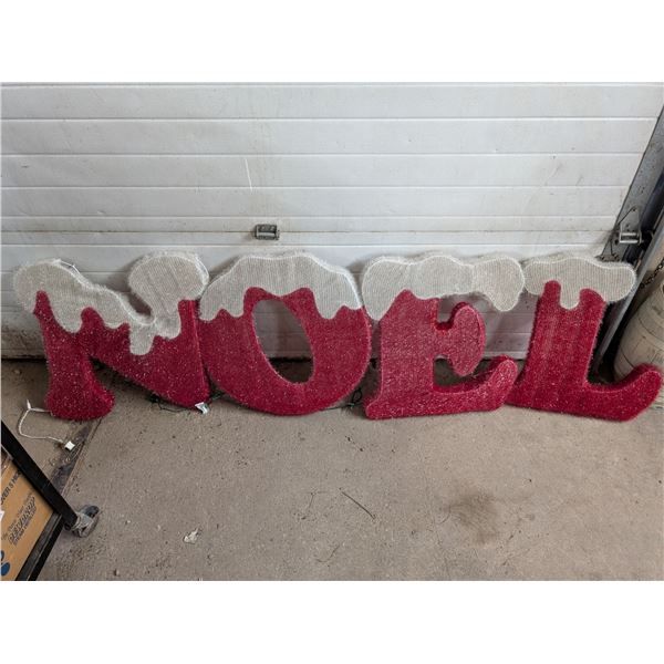 Noel Light up Outside Wall Sign