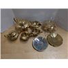 Image 1 : Box of Gold Coloured Dishware
