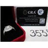 Image 7 : #353-2.00 CT GRA CERTIFIED ROUND BRILLIANT CUT MOISSANITE STONE VVS D COLOR WITH 12 CHANNEL SET BAGU
